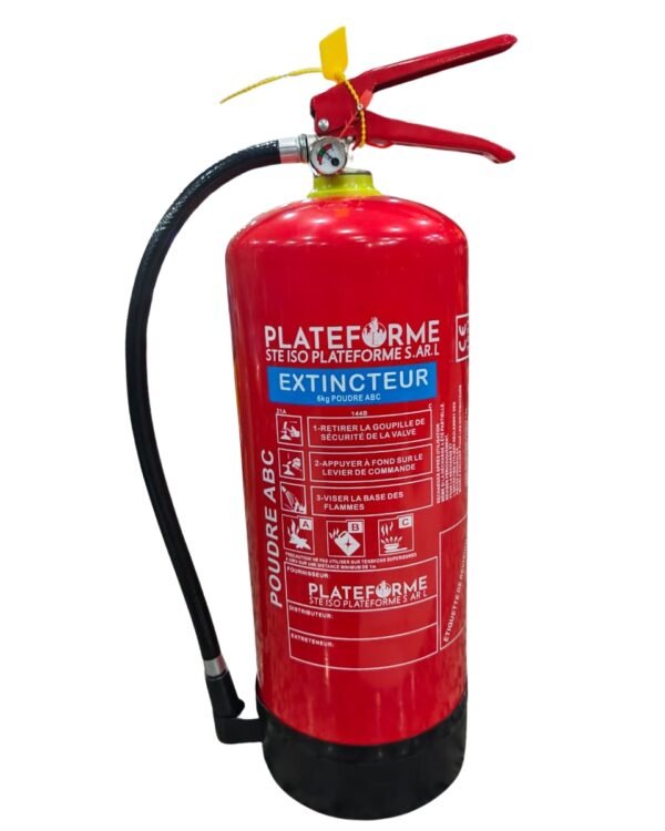 Extincteur à poudre ABC – 6Kg